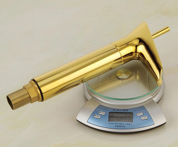 Бесплатная доставка хит продаж кран для раковины ванной комнаты с золотым