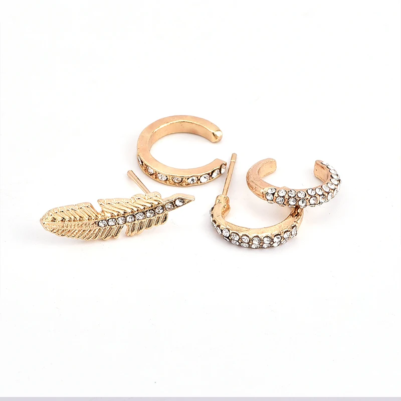 4 шт./компл. классический в виде листка лотоса с украшением кристаллов