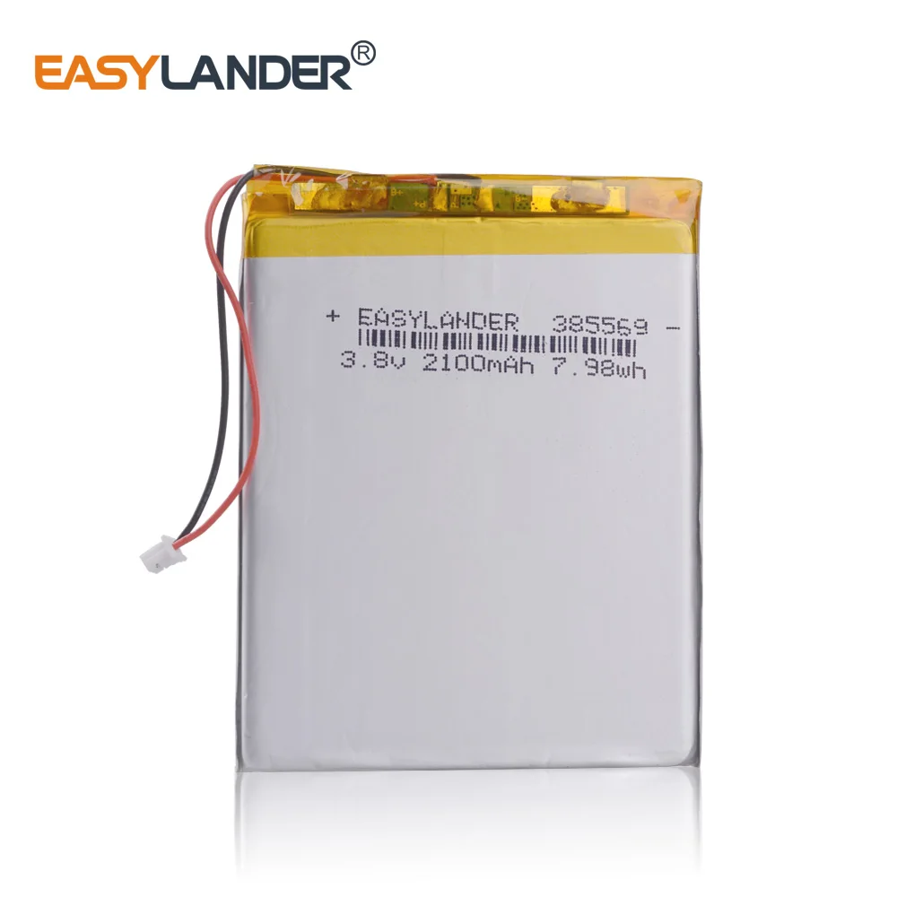 385569 3 8 V 2100mAh литий полимерный ионный аккумулятор для автомобильного