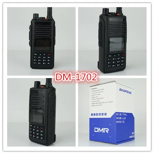 Baofeng DMR DM-1702 gps иди и болтай walkie talkie “иди и запись голоса vhf uhf приемно-передающая радиоустановка UV dual band 136-174& 400-470 МГц цифровое Любительское радио