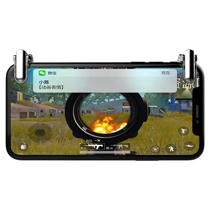 Прозрачный смартфон мобильный игровой триггер для PUBG геймпад Кнопка огня ключ