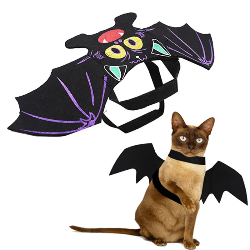 Хэллоуин Рождество Pet крылья летучей мыши кошка собака костюм для Косплей