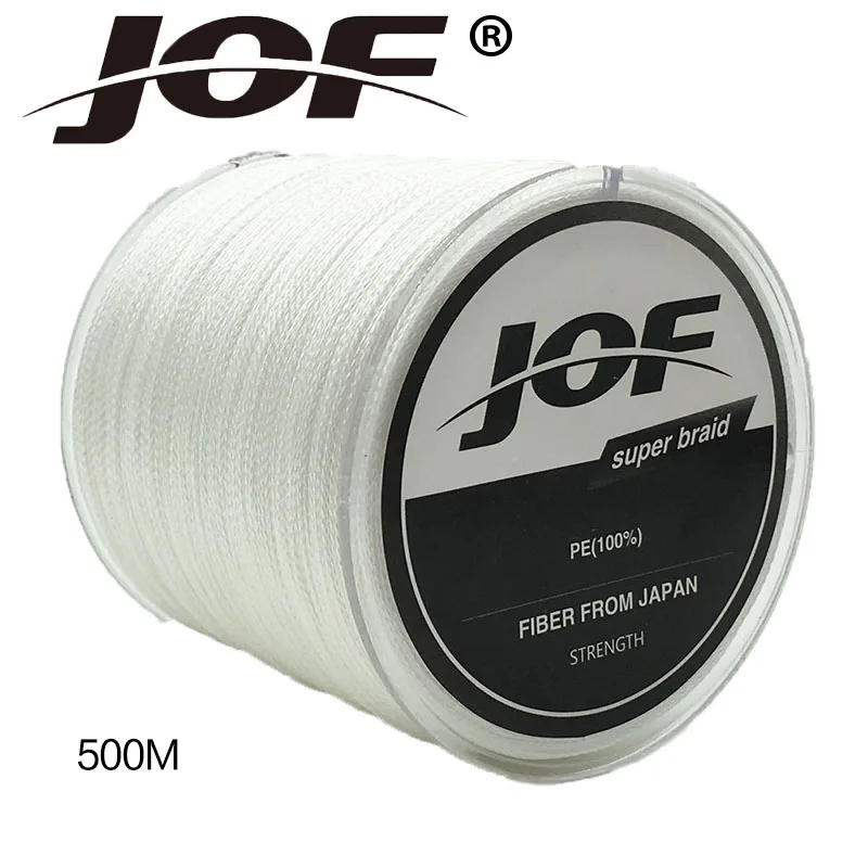 Плетеная многонитевая рыболовная леска JOF 8 нитей 500 м|jof 8strand|fishing line500m braided |