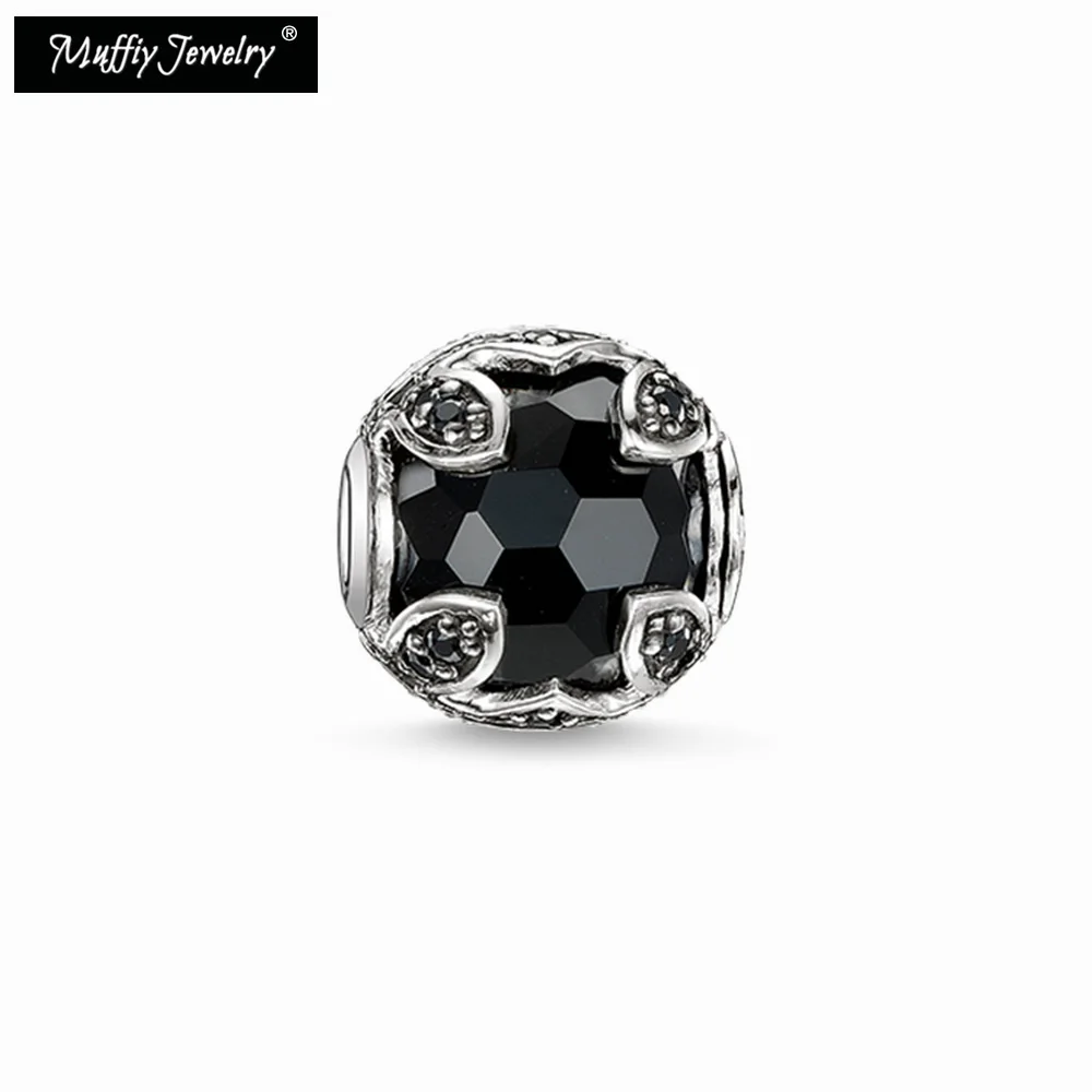 Очаровательные черные бусины Lotus новая коллекция 2018 года хорошие ювелирные