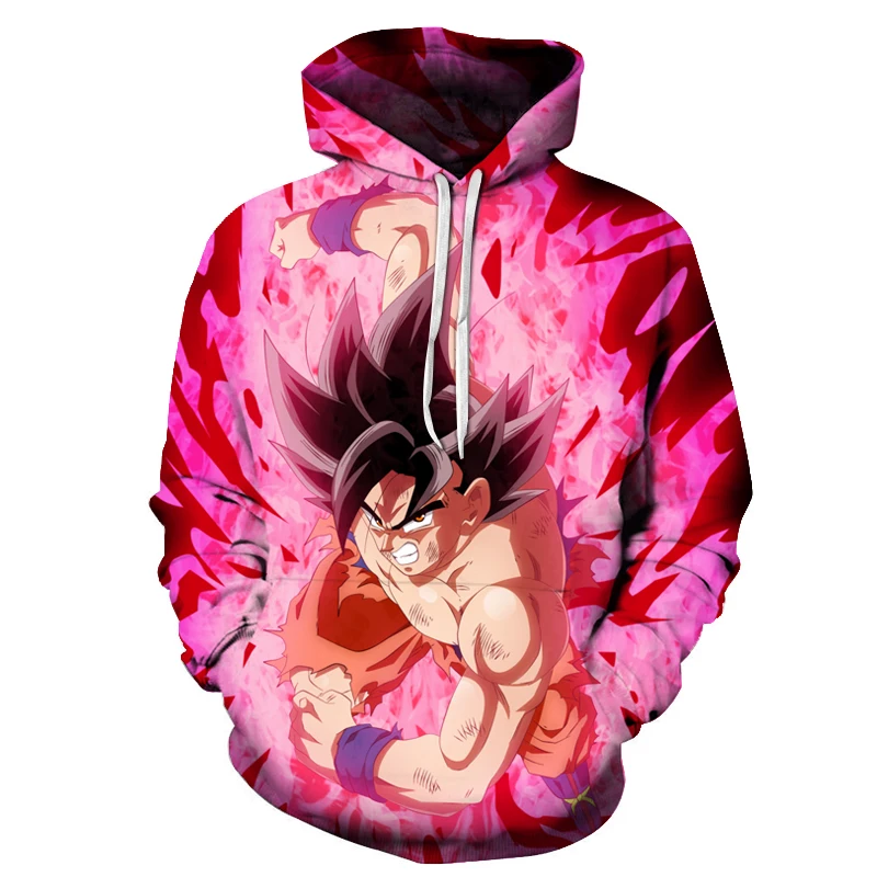 Худи Dragon Ball для мужчин и женщин 3D Толстовка Dragon Ball толстовка с Гоку аниме модные повседневные спортивные костюмы толстовка с капюшоном для мальчиков пуловер