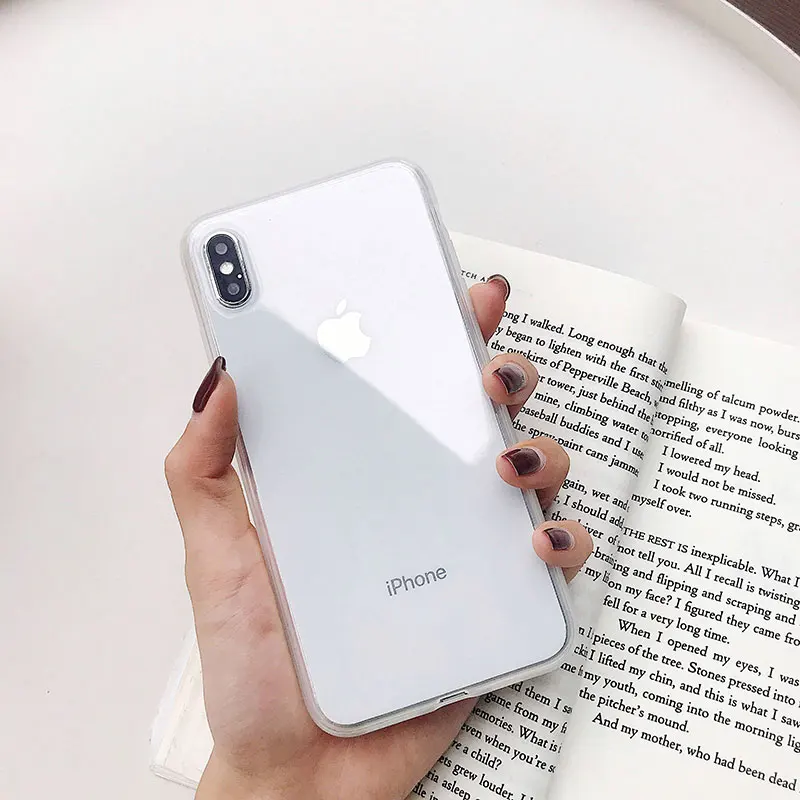 Прозрачный чехол Boucho карамельных цветов для iphone X XS MAX XR 8 plus 7plus мягкие чехлы