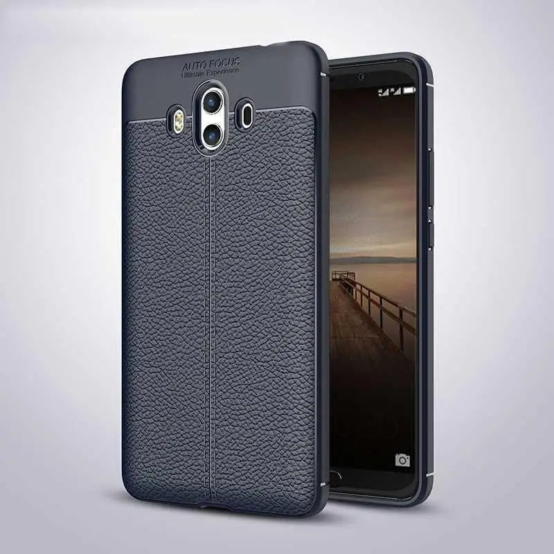 Blue Модный противоударный мягкий чехол Mokoemi с рисунком личи 5," для huawei mate 10, чехол для huawei mate 10 Pro, чехол для телефона - Цвет: Blue