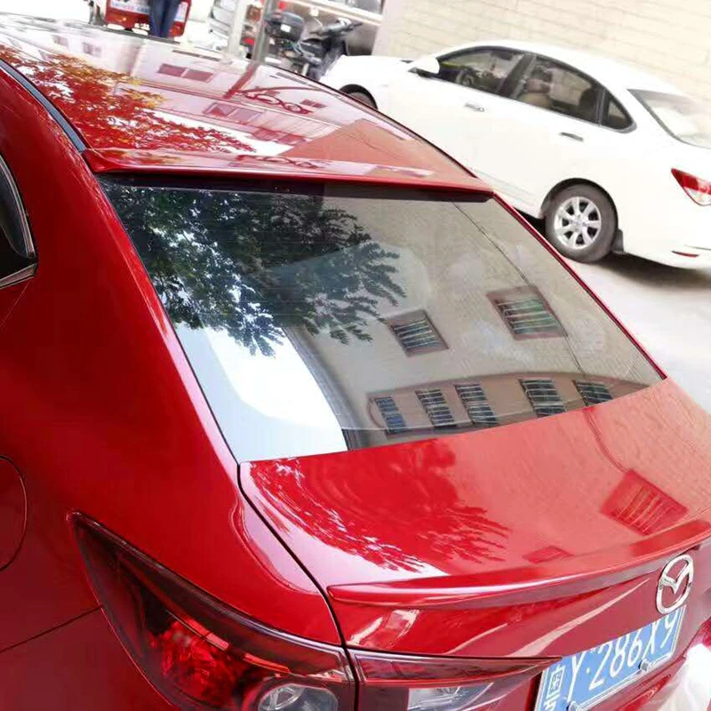 Для Mazda 3 M3 Axela до крыши спойлер Высокое качество ABS Материал Задний спойлер грунтовка или любой цвет для Mazda 3 Axela