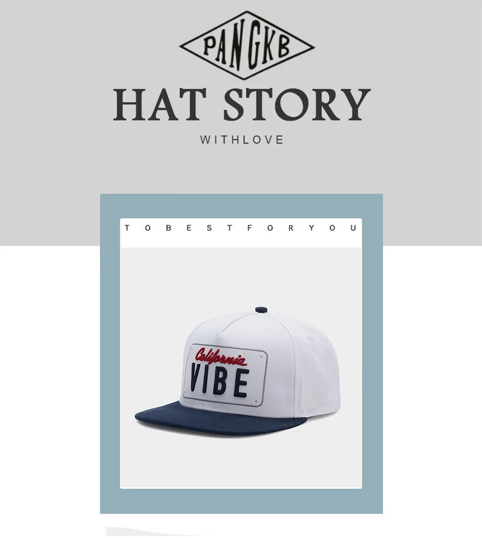 Бренд PANGKB VIBE Кепка белая Новинка Хип-хоп кепка snapback для мужчин и женщин для взрослых Уличная Повседневная Кепка-бейсболка от солнца