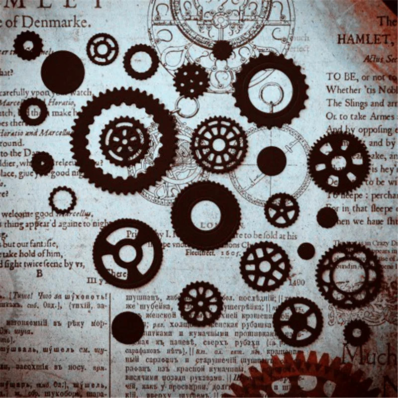 Gearwheel режущие штампы тиснение из углеродной стали трафареты скрапбукинга