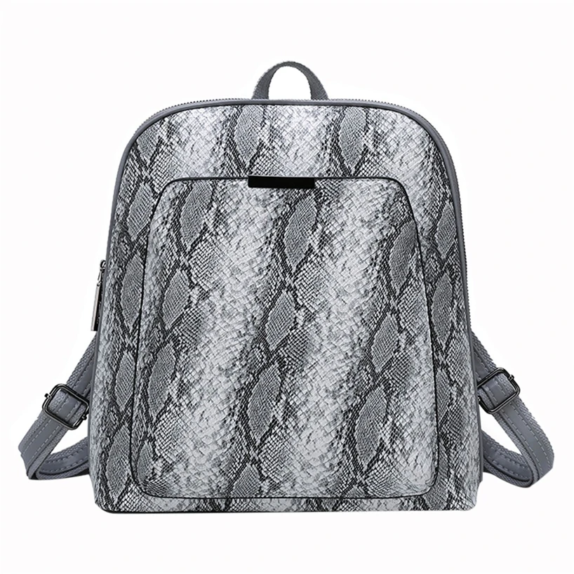 Aelicy женская сумка для змеиной кожи PU кожаный женский рюкзак Feminina Mochila Escola школьный модный дорожный школьный рюкзак