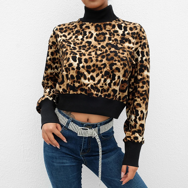 

Женский Укороченный свитшот с капюшоном и длинным рукавом