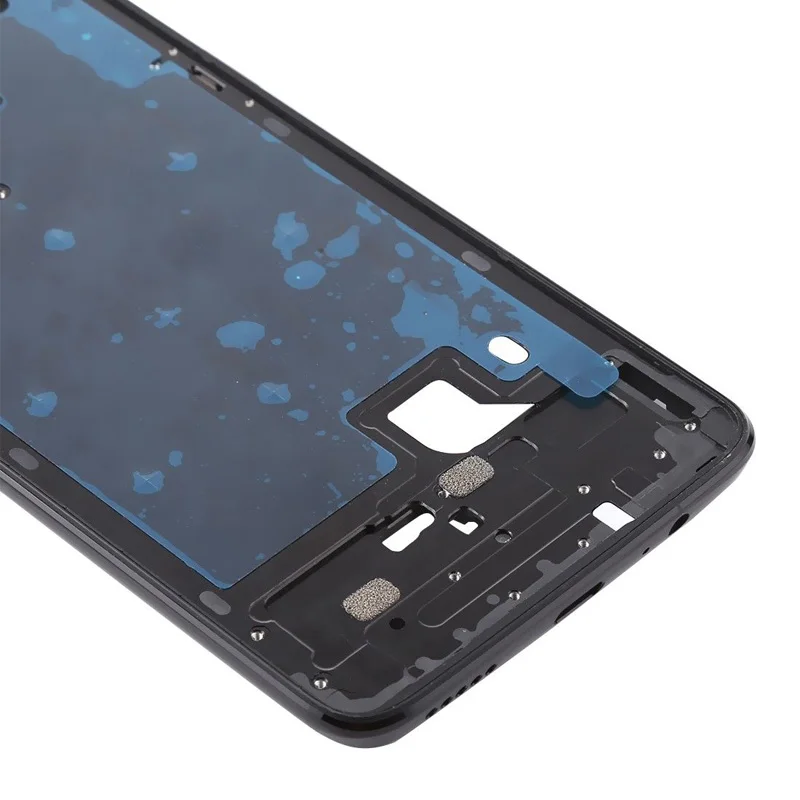 Матовая черная/яркая черная средняя рамка для One Plus 6 Передняя ЖК-рамка Шасси Oneplus
