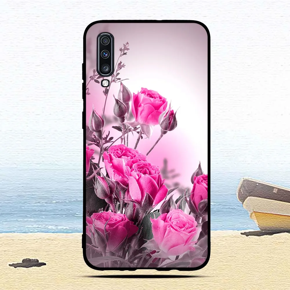 16 Роскошный чехол для samsung Galaxy A70 A 70 животное, мультяшная кошка Узорчатая задняя крышка для мобильного телефона защитные чехлы Fundas Coque - Цвет: 16