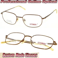 eyeglasses pure titanium ultra light eye frame optical custom made reading myopia lenses photochromic polarized progressive