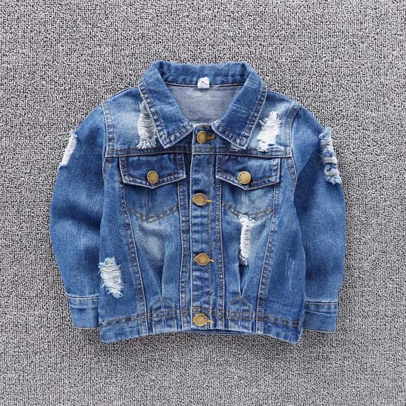 Новое весенне осеннее Детское пальто куртка для маленьких девочек и мальчиков