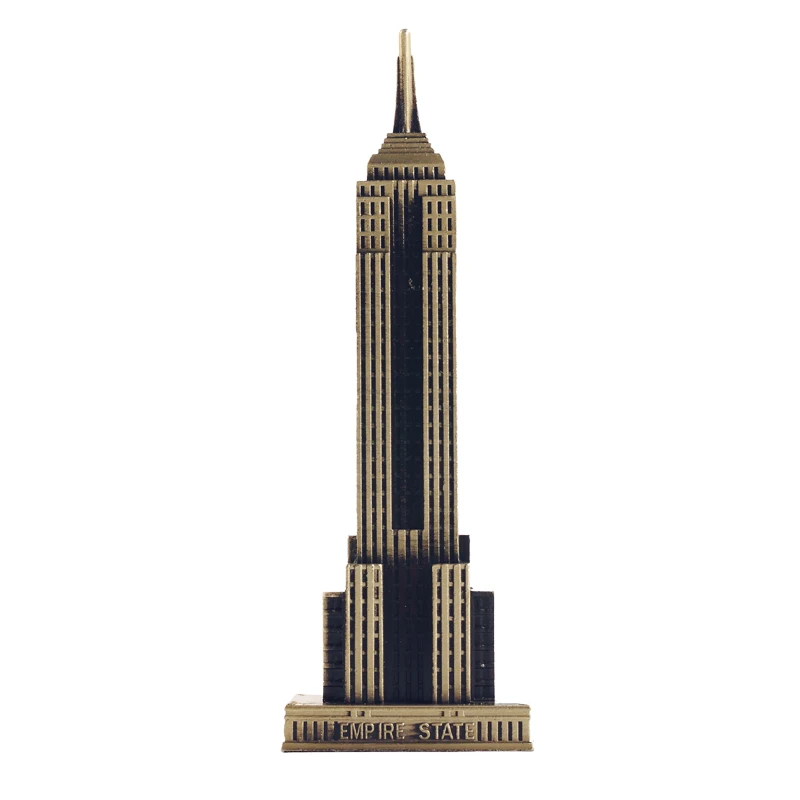 

New York Bronze Empire State Building Collectible Replica 9 Inches World Famous Building Model Metal Figurine