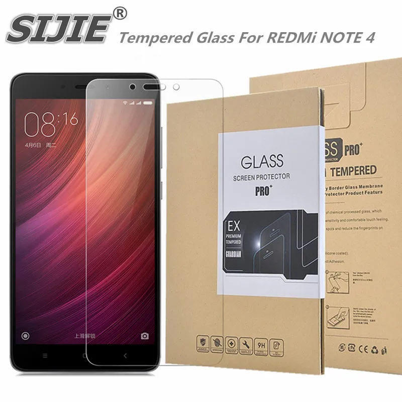 Закаленное Стекло для Xiaomi Redmi Note 4 4Pro 4X Pro prime MTK helio X20 Экран Защитная крышка 5.5