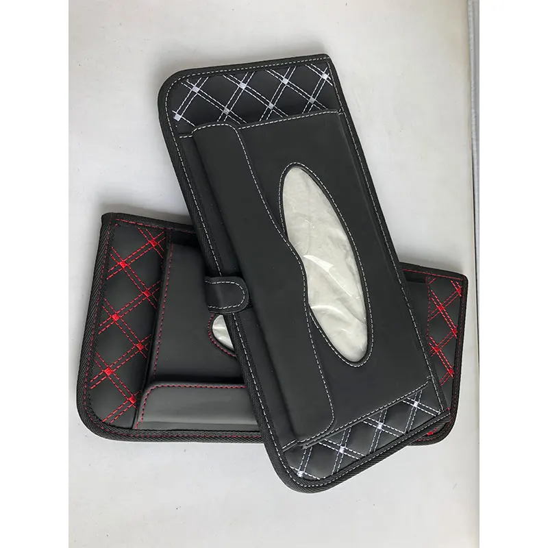 Автомобильные аксессуары коробка салфеток кожаная бумажная салфетка для