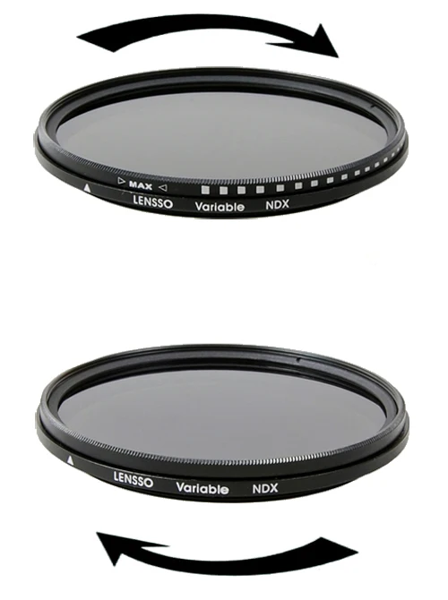58 мм Переменная нейтральная плотность ND2 до ND400 фейдер ND Vario Graufilter фильтр для Canon 600D
