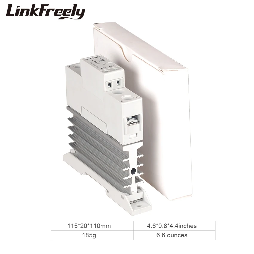 Твердотельные реле TRA48D25L для теплоотвода SSR DC 25A 42 480VAC выход 5 В 12 24 модуль din рейки