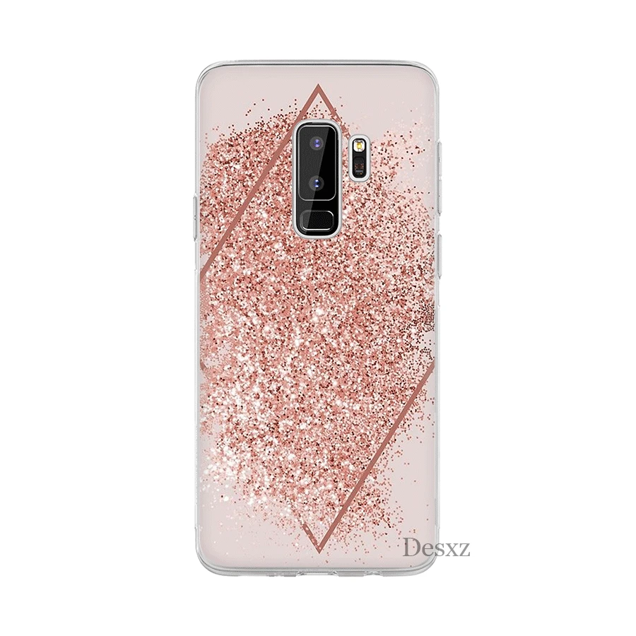 Чехол для мобильного телефона Desxz золотисто Розовый Блестящий чехол Samsung Galaxy A10 A30