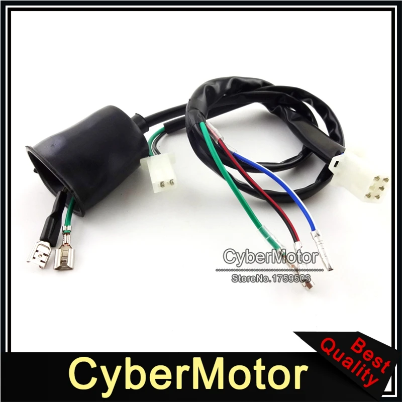 Электропроводка жгут проводов переключатель катушка зажигания 5 Pin AC CDI A7TC Свеча