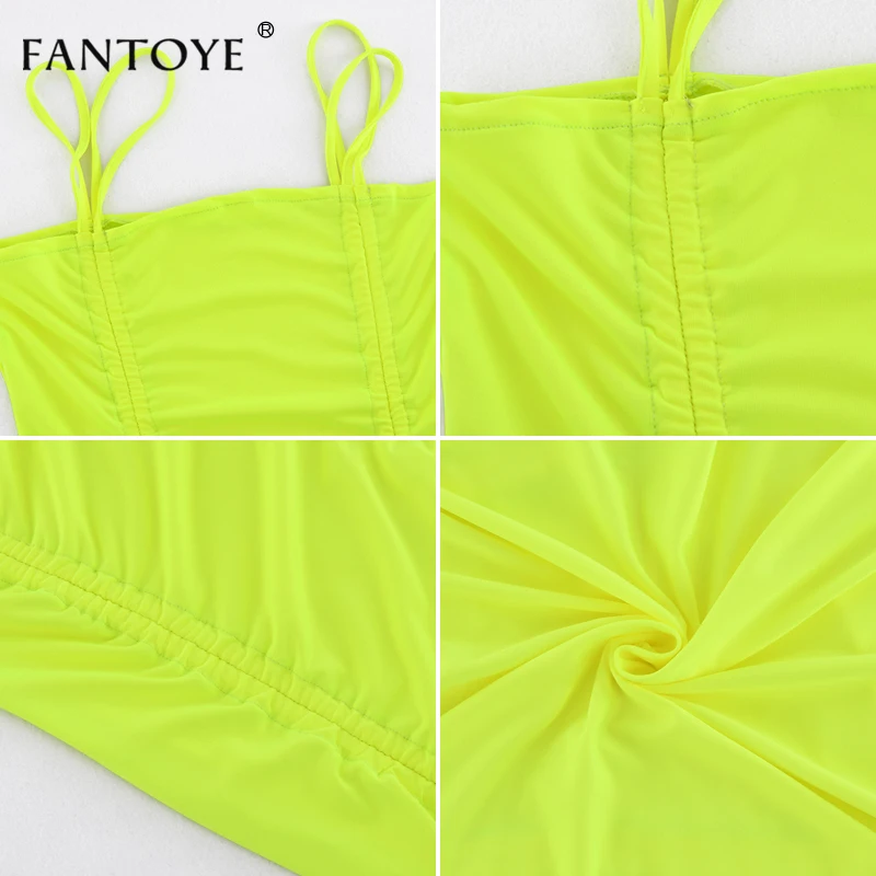 

Fantoye Drawstring Strap Sexy Club Bandage Bodycon Dress Women 2021 Autumn High Waist Elegant Mini Party Dresses Vestidos