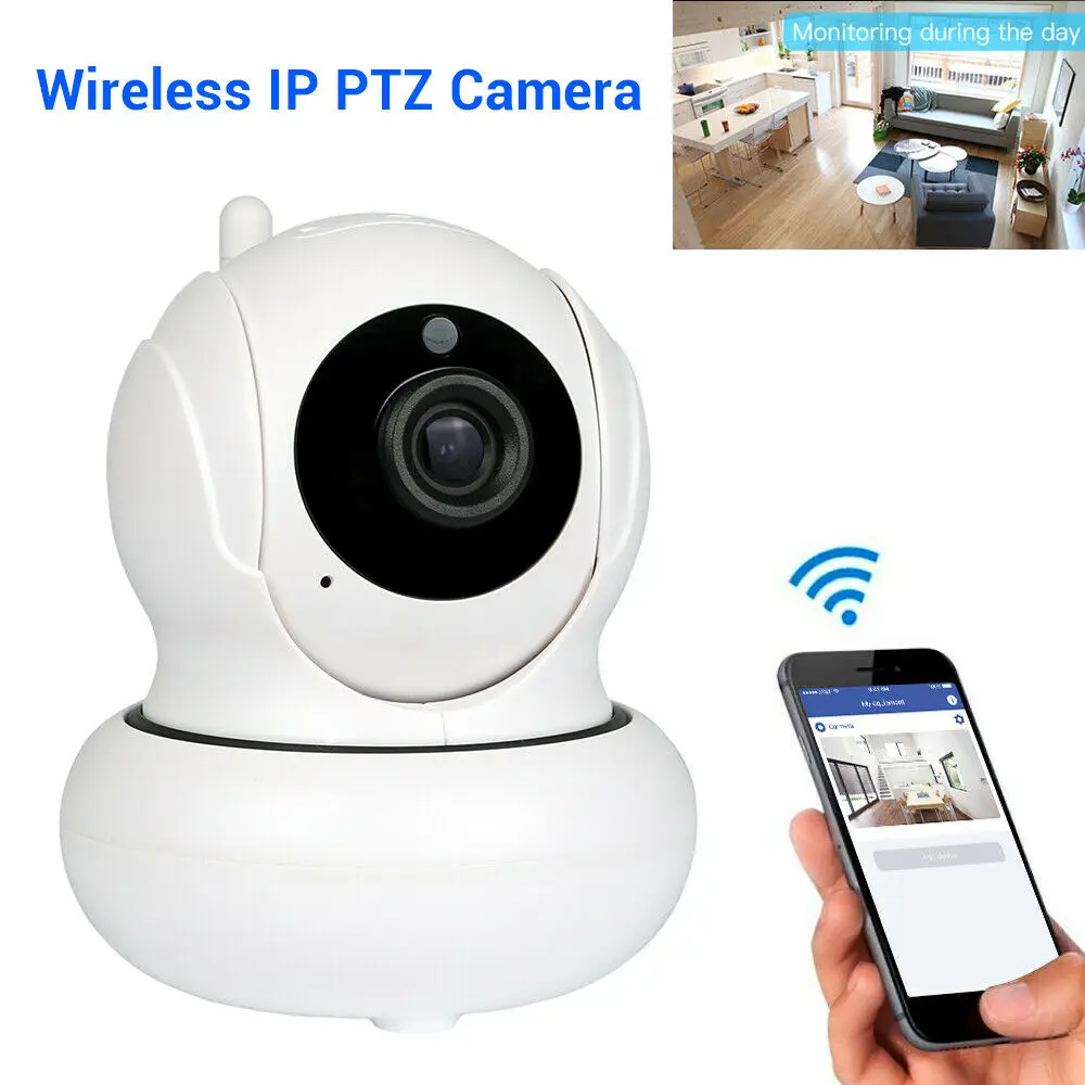 Ip камера WiFi для помещений PTZ скоростная купольная Wi Fi 1080 P видеонаблюдения