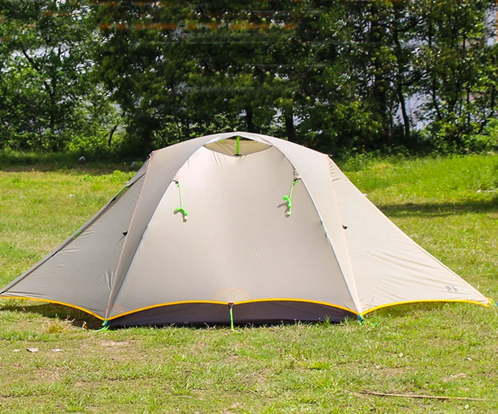 

ASTAGEAR High Quality Professional 2 Person Double Layer Silicon Coated Aluminum Poles Camping Tent Beach Tent Barraca