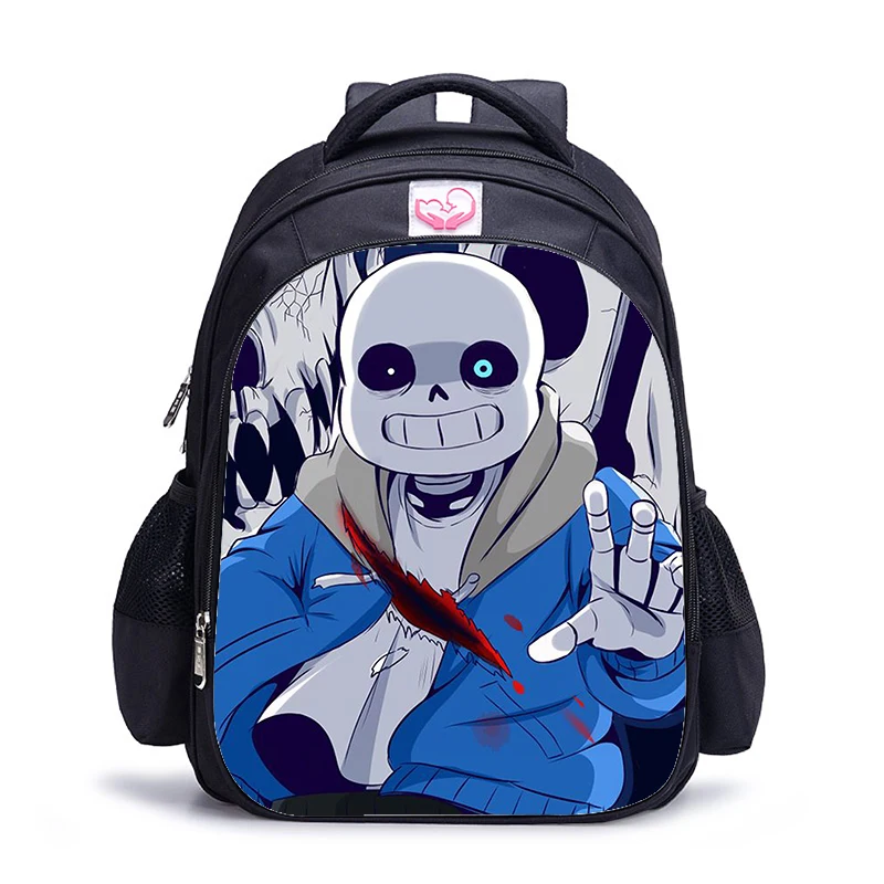 007 16 дюймов рюкзак для подростков девочек мальчиков Книга сумка Mochila Дорожная сумка Undertale детские школьные рюкзаки - Цвет: 007