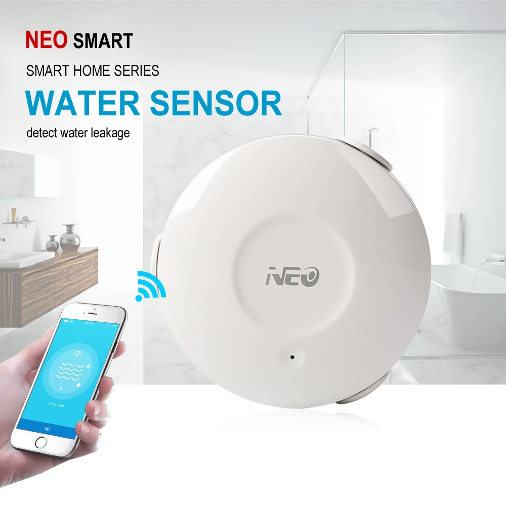 WiFi протечка воды сенсор беспроводной детектор утечки воды утечки сигнализации Поддержка iOS Android приложение уведомления оповещения Tuya smart Life