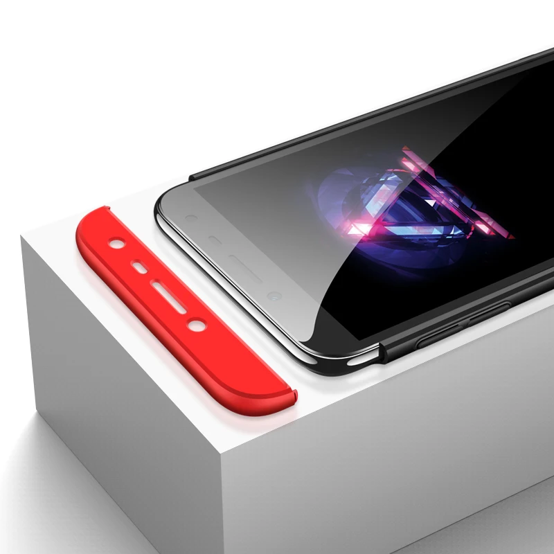 Роскошный 360 Жесткий чехол из поликарбоната с полной защитой для samsung galaxy J4 2018 J400