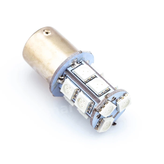 Оптовая продажа 50 шт./лот 1156 BA15S 13 SMD 5050 Чип задние тормоза Белая светодиодная