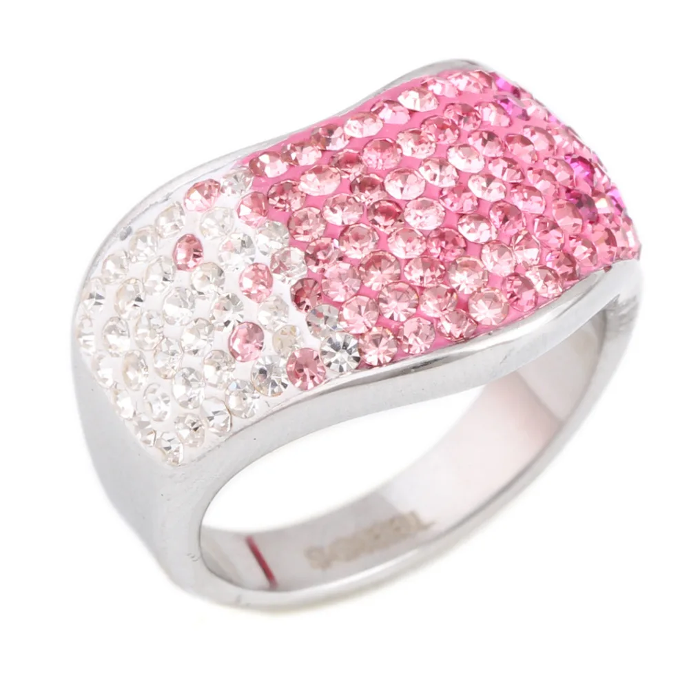 Блестящие Обручальные кольца из нержавеющей стали для мужчин и женщин|ring couple|ring