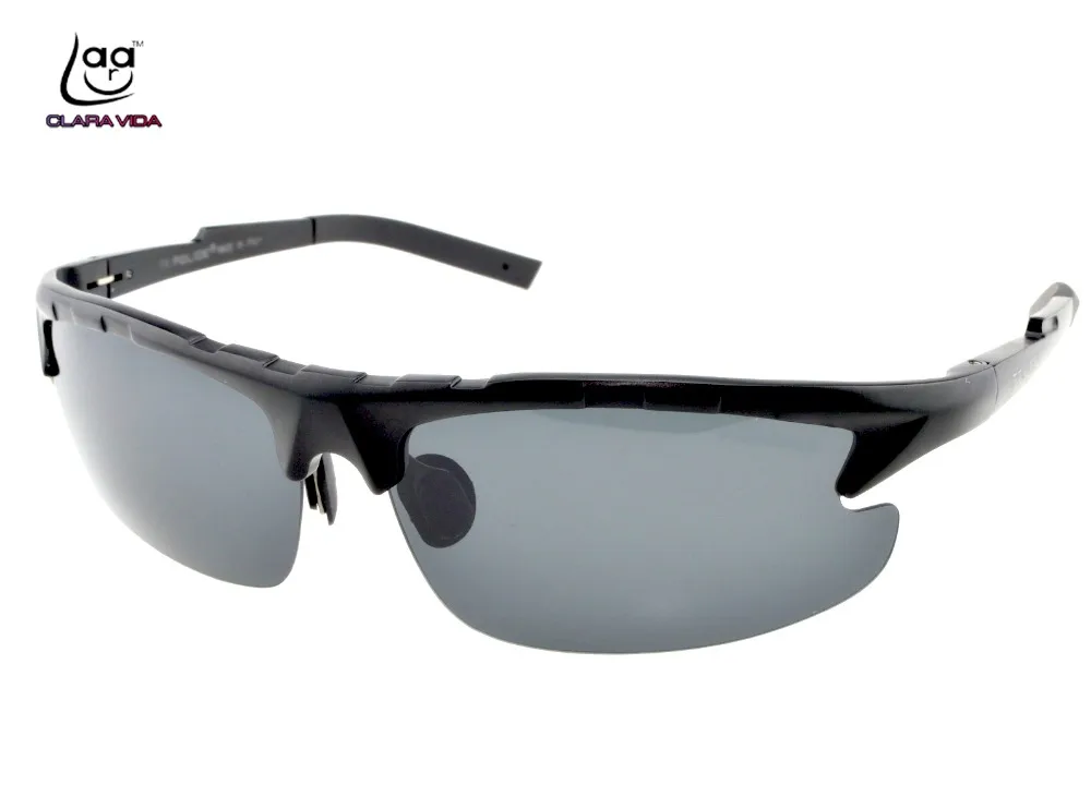 

2019 =clara Vida=black Protoss Style Material Gear Polarized Aluminium Magnesium Alloy Uv400 Uv100% Battle Field Sunglasses