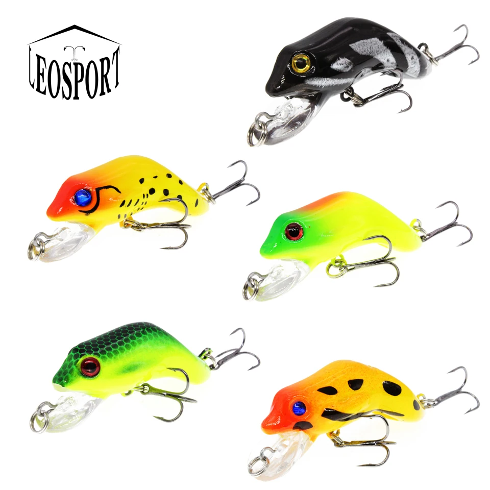 LEOSPORT Новинка 1 шт. 5 см/8 8 г твердая лягушка рыболовные приманки плавающие высокие