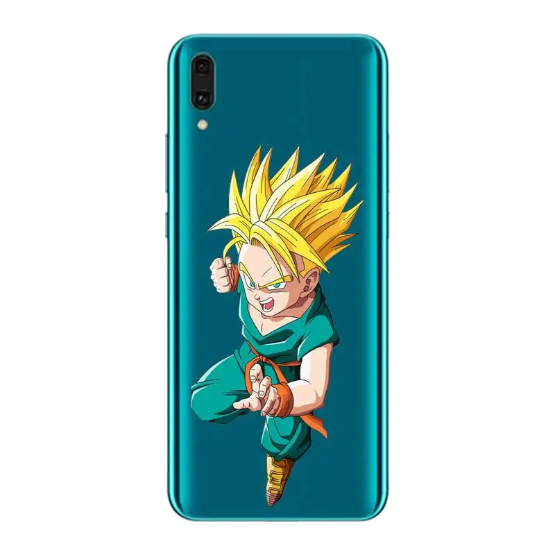 N320 Dragon Ball Dazzle Мягкий ТПУ силиконовый чехол для huawei Y5 Y6 Y7 Y9 премьер-профессионал 2017
