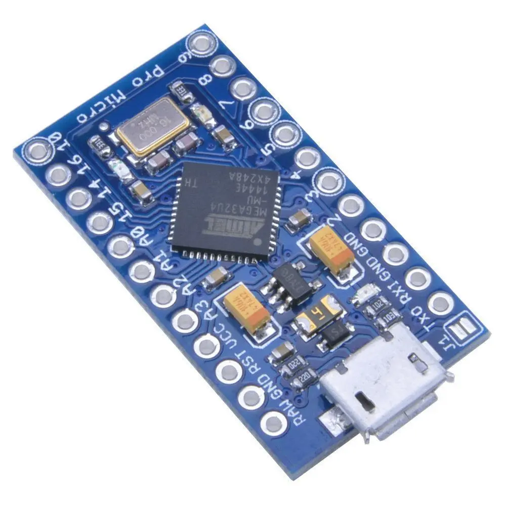 Pro Micro USB ATmega32U4 контроллер 5 в 16 МГц плата модуль для Arduino/Leonardo Замена ATmega328 |