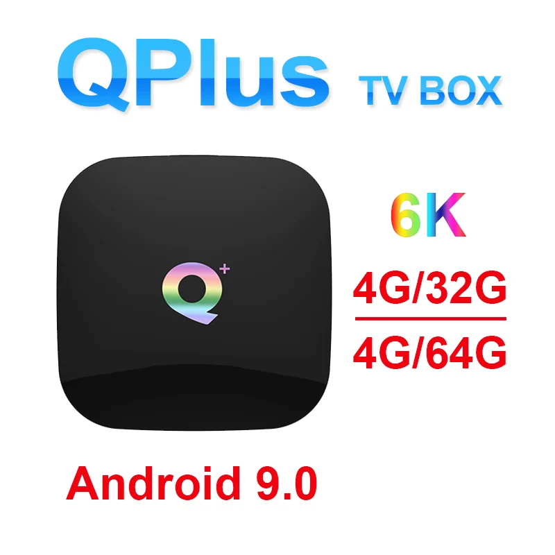 Новый хит qplus Android smart 8 1/9 0 ТВ бокс H6 четырехъядерный cortex A53 Mali T720MP2 USB3.0 dual WIFI HDMI 2 6K PK