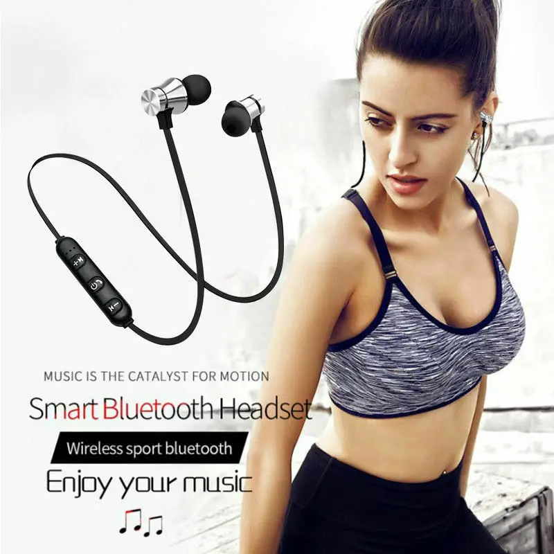 XT-11 магнитные Bluetooth наушники V4.2 стерео спортивные водонепроницаемые