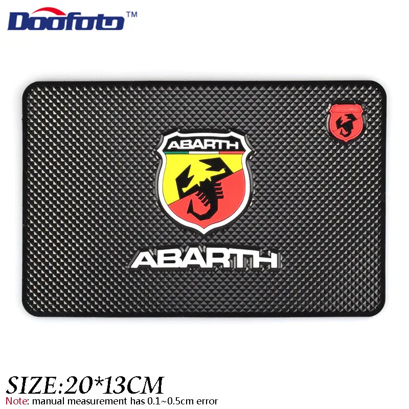 Doofoto автомобильный Стайлинг авто коврик чехол для Abarth 500 124 Palio Fiat Stilo Ducato Punto знак