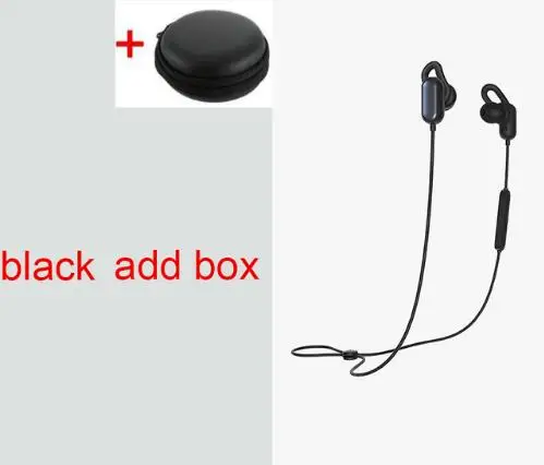 youth black with box Оригинальная Спортивная bluetooth-гарнитура Xiaomi Youth Edition, беспроводные Bluetooth наушники с микрофоном IPX4, водонепроницаемые мини-наушники с 5 наушниками - Цвет: youth black with box