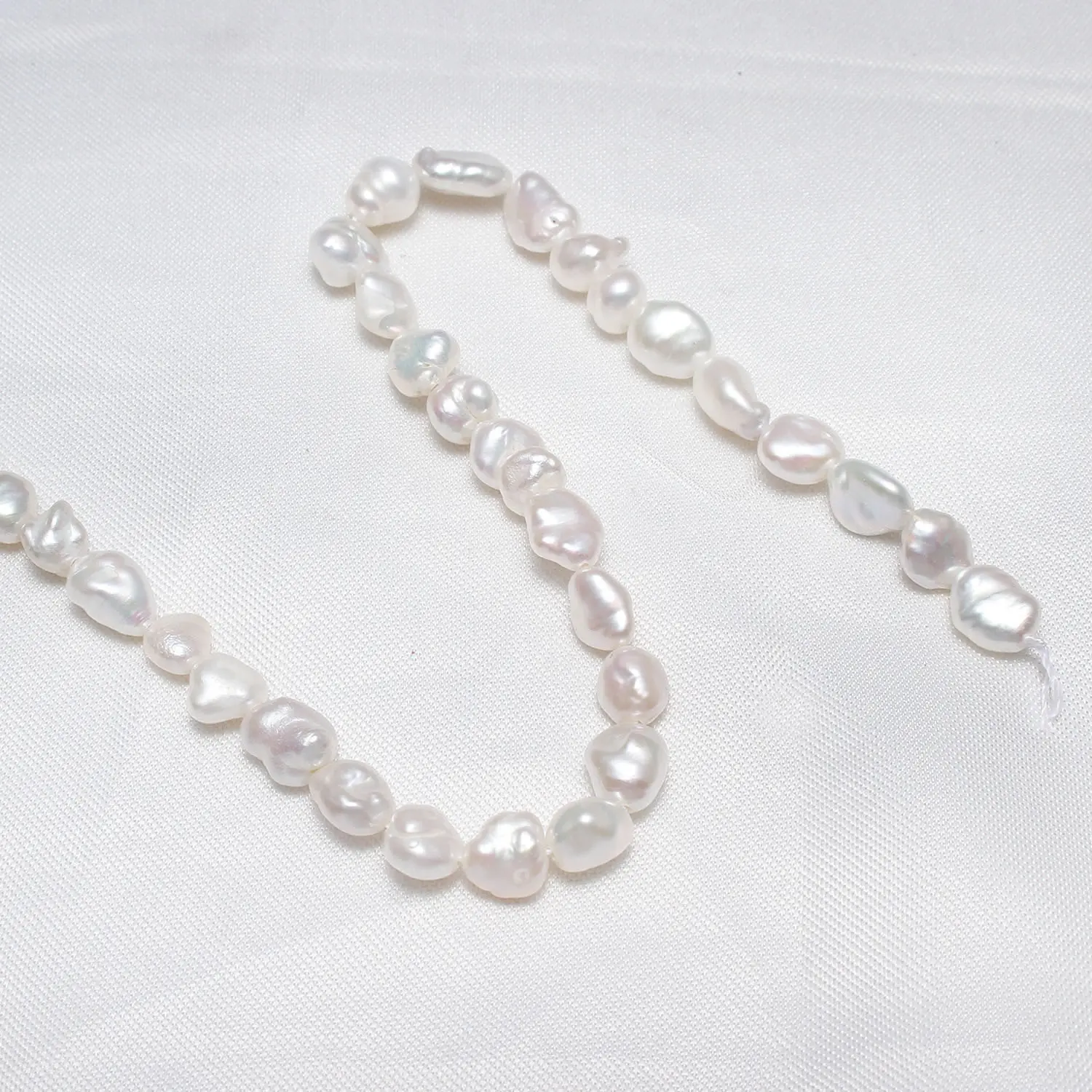 Cultured Potato Freshwater Pearl Beads Natural White 6mm Irregular Wholesale Jewelry Making Shape For Fashion Bracelet Necklace | Украшения