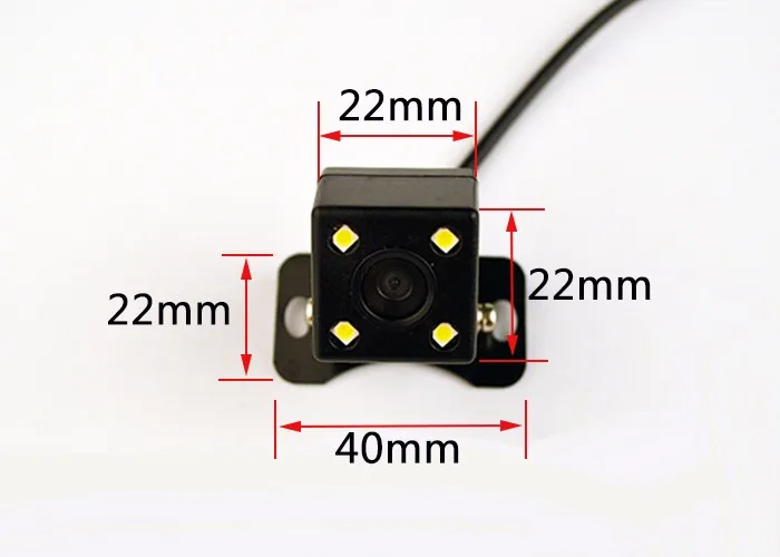 Hipppcron 4,3 дюймов автомобильная парковочная система HD Автомобильное зеркало заднего вида монитор с 170 градусов Водонепроницаемая камера заднего вида