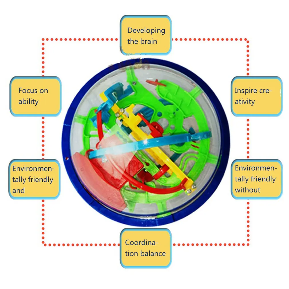Творческий игра &quotОрбита&quot 3D волшебный лабиринт мяч развивающая игрушка Rolling