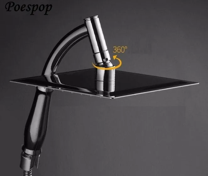 POSEPOP " /6"/" дюймов ультра-тонкая душевая головка ванная комната спрей для душа душ с дождевой насадкой водосберегающая душевая головка s