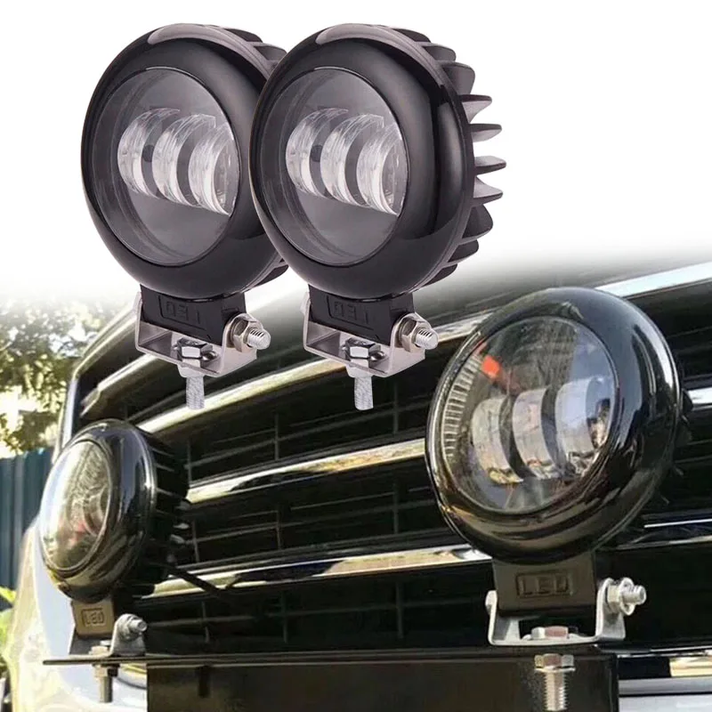 Черный/красный 4 5 &quotточечный светодиодный светильник для автомобиля грузовика