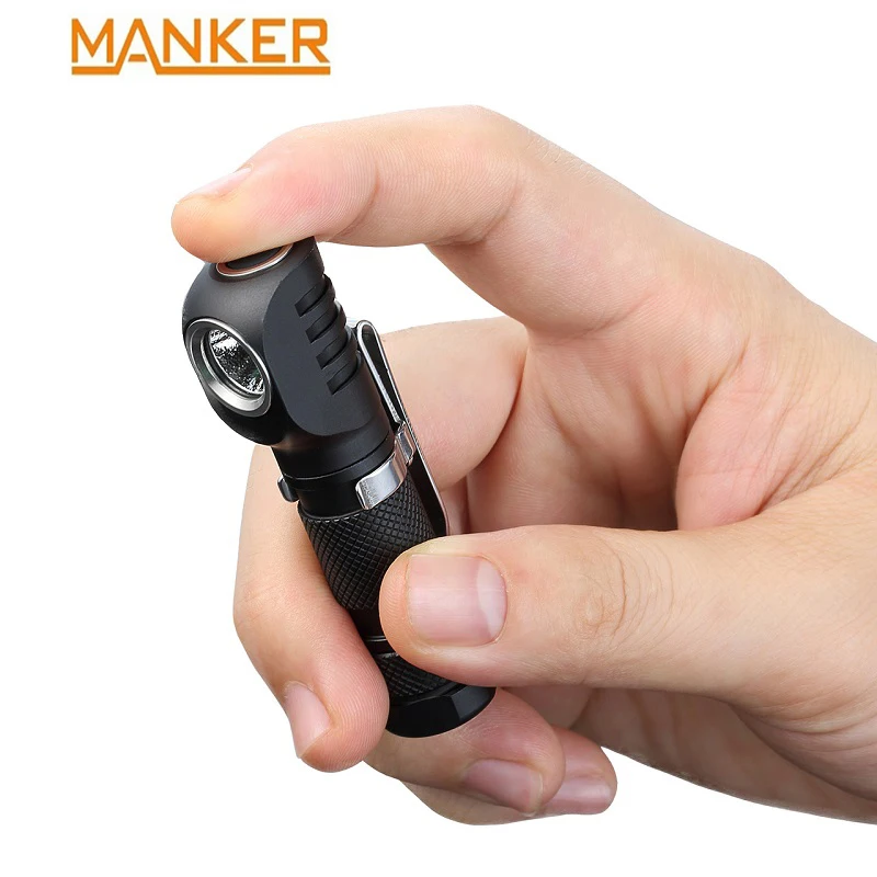Manker E02H налобный фонарь ААА 220lm CREE XPG3/Nichia 219C светодиодный светильник на голову с оголовьем угловой светильник-вспышка с магнитным реверсивным зажимом