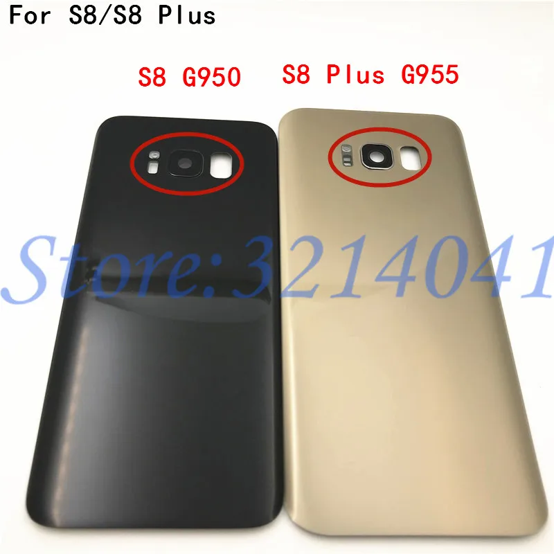 Оригинальное заднее стекло для Samsung Galaxy S8 G950 G950F & Plus G955 G955F крышка аккумулятора